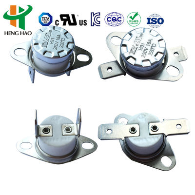KSD301 H31 Bimetal Termostat Sıcaklık Denetleyicisi Otomobil Soğutma Ventilatörü için 100000 Döngü ve -10 ~ 300 °C Aralık