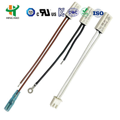 KW9700 Otomatik Sıfırlamalı Sıcaklık Anahtarı 250V10A Termostat, 40~150℃ Aralığı ve 18.5*7.5*3.8mm Boyutunda