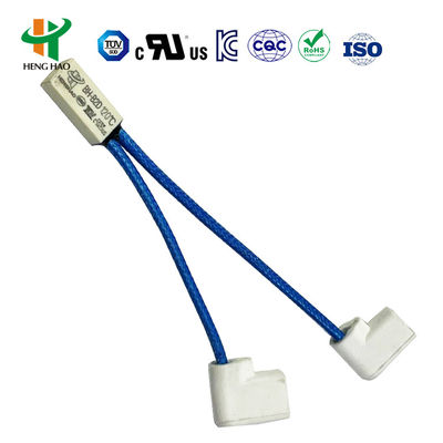 KW9700 Otomatik Sıfırlamalı Sıcaklık Anahtarı 250V10A Termostat, 40~150℃ Aralığı ve 18.5*7.5*3.8mm Boyutunda