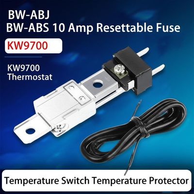 BW-ABJ BW-ABS 10 Ampere Yeniden ayarlanabilir sigorta KW9700 Termostat Sıcaklık Değiştiricisi Sıcaklık Koruyucu