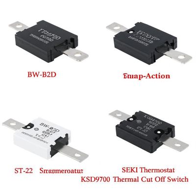 BW-B2D KW9700 Hızlı Hareketli Termostat ST-22 SEKI Termostat KSD9700 Isı Kapatma Anahtarı