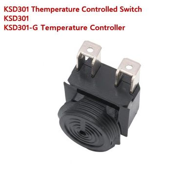 KSD301 Bimetal Termostat 100000 Döngü 250V 16A ve 0-250℃ Sıcaklık Aralığı